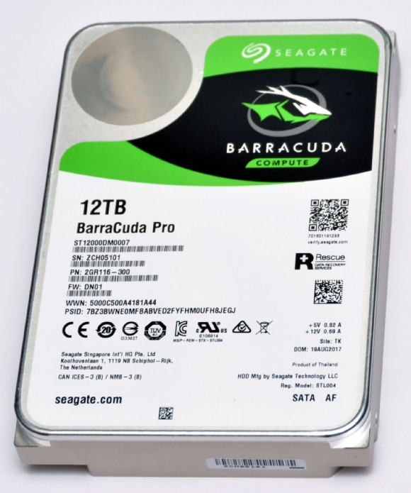 Seagate BarraCuda Pro 12TB 實測- [哈燒王Hot3c]
