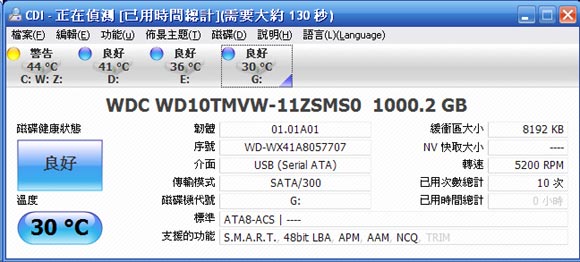 [WD] USB 3.0 WD 1TB 行動硬碟實測