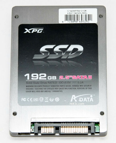 [A-DATA] 威剛 XPG 192GB SSD 實測