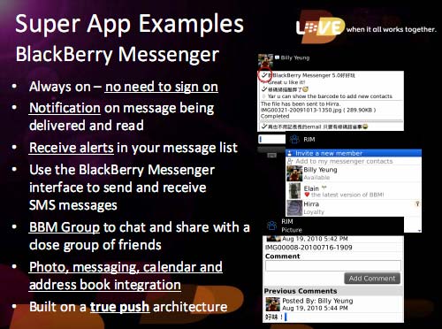 [RIM] BlackBerry ID、付費軟體介紹