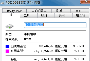 [PQI] PQI 256GB S535固態硬碟實測